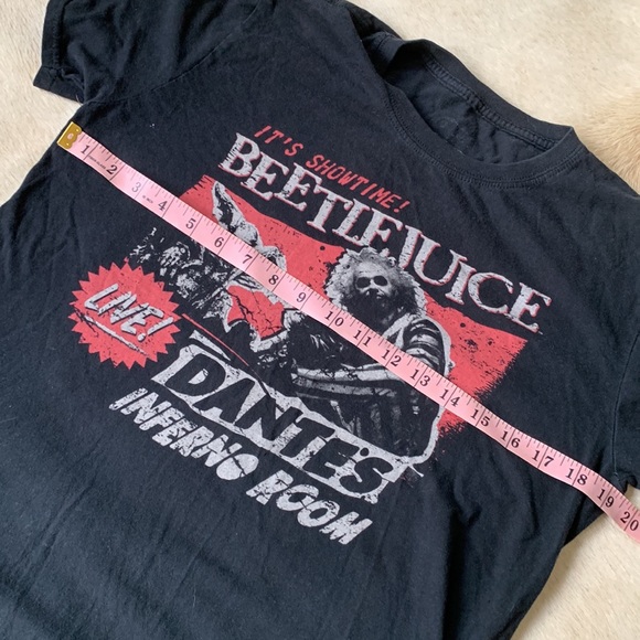 MENS Aged BEETLEJUICE MOVIE "Its Showtime @ Dantes Inferno Room” - Picture 7 of 8